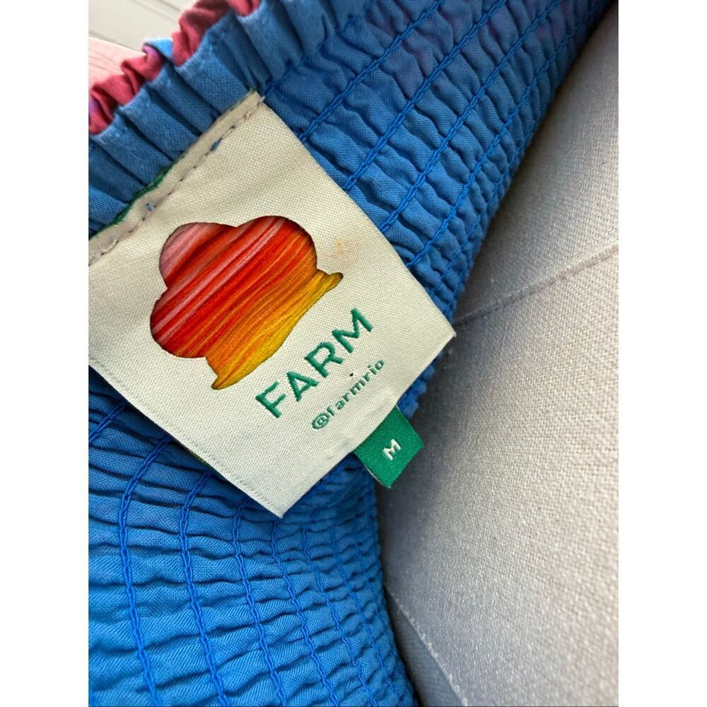 Farm Rio Rainbow Macaw Mini Dress $198 M - Picture 9 of 13